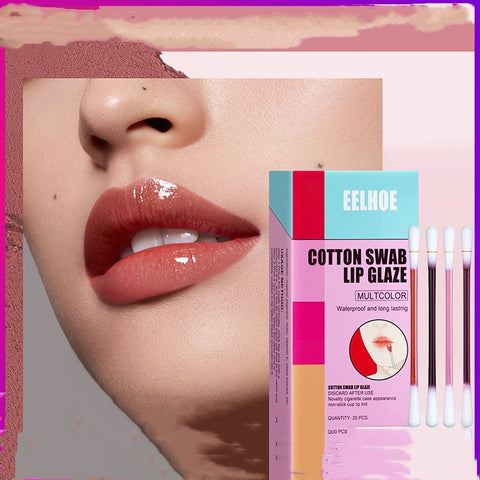 Cotton Stick Lip Glaze Cigarette Box Red Cotton Stick Lip Glaze Cigarette Box Red