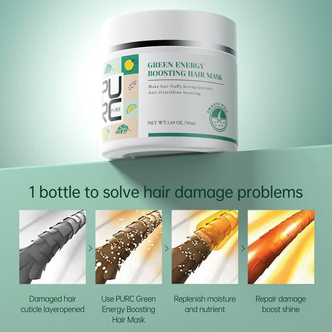 Repair Hair Mask Green Energy Keratin For Treatment Hair Repair Hair Mask Green Energy Keratin For Treatment Hair