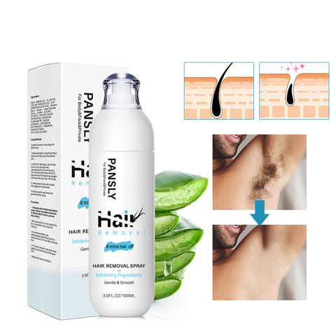 PANSLY Hair Removal 100ml Gentle Spray Body Care Cream For Underarms And Legs PANSLY Hair Removal 100ml Gentle Spray Body Care Cream For Underarms And Legs