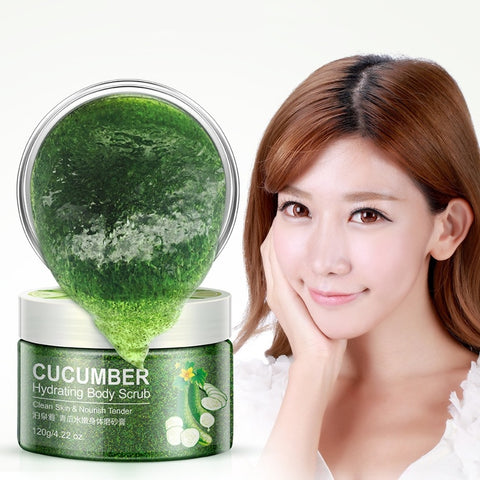 Cucumber skin beautiful white skin peels facial scrub Cucumber skin beautiful white skin peels facial scrub