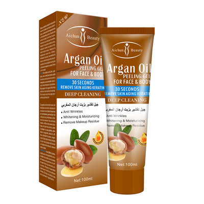 Face Body Argan Exfoliating Gel Facial Scrubs Peeling Dead Face Body Argan Exfoliating Gel Facial Scrubs Peeling Dead