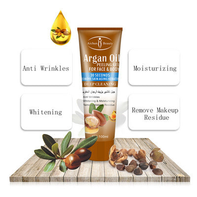 Face Body Argan Exfoliating Gel Facial Scrubs Peeling Dead Face Body Argan Exfoliating Gel Facial Scrubs Peeling Dead
