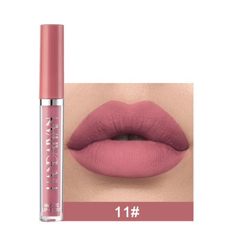 Matte Non-stick Cup Lip Gloss, Non-fading Matte Liquid Lipstick Matte Non-stick Cup Lip Gloss, Non-fading Matte Liquid Lipstick