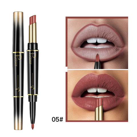 Matte Double-headed Lipstick Lip Liner Lip Lacquer Matte Double-headed Lipstick Lip Liner Lip Lacquer