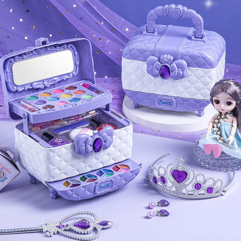 Girl Princess Cosmetic Case Makeup Kit Suit Girl Princess Cosmetic Case Makeup Kit Suit
