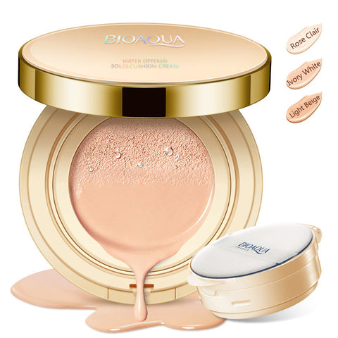 Bioaqua Air Cushion BB Cream 3 Color Concealer Moisturizing Foundation Whitening Flawless Makeup Bare For Face Beauty Makeup Bioaqua Air Cushion BB Cream 3 Color Concealer Moisturizing Foundation Whitening Flawless Makeup Bare For Face Beauty Makeup
