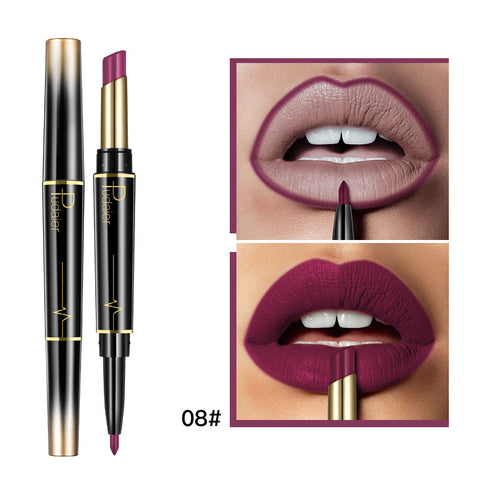 Matte Double-headed Lipstick Lip Liner Lip Lacquer Matte Double-headed Lipstick Lip Liner Lip Lacquer