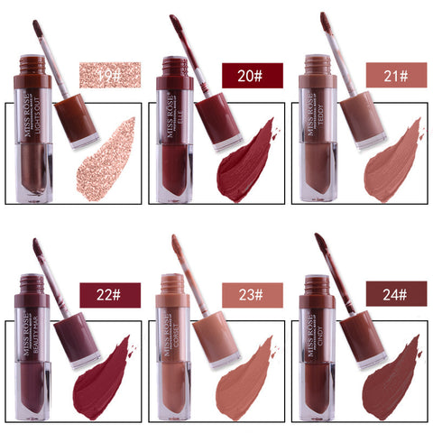 Matte not stick to cup lip gloss Matte not stick to cup lip gloss