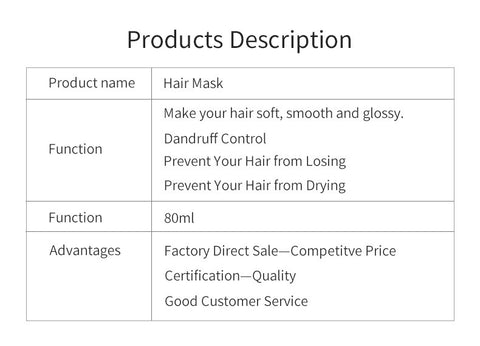 Deep Moisturizing Hair Mask Soft Hair Conditioner Hair Care Deep Moisturizing Hair Mask Soft Hair Conditioner Hair Care