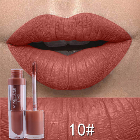 Matte not stick to cup lip gloss Matte not stick to cup lip gloss