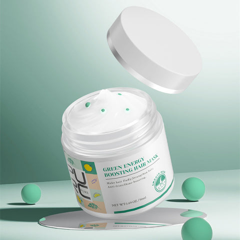 Hair Treatment Cream Fluffy Smooth Conditioner Repair Green Bead Hair Film Hair Treatment Cream Fluffy Smooth Conditioner Repair Green Bead Hair Film