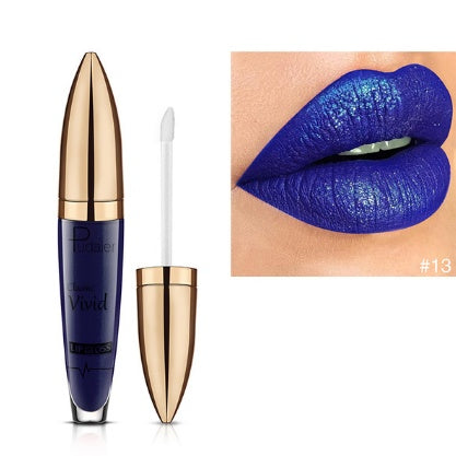 Pudaier matte pearlescent lip gloss non-stick cup diamond lip gloss Pudaier matte pearlescent lip gloss non-stick cup diamond lip gloss