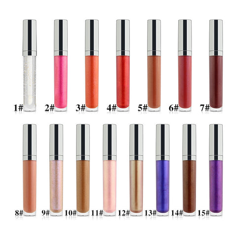 Pearl Lip Gloss Clear Lip Oil Logo-free Round Tube Lip Gloss Pearl Lip Gloss Clear Lip Oil Logo-free Round Tube Lip Gloss