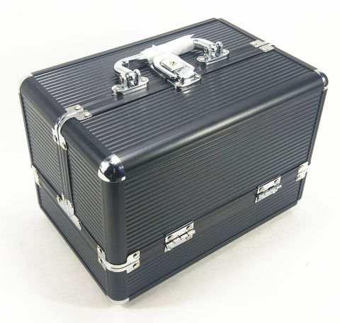 Double-opening Aluminum Alloy Cosmetic Case Makeup Kit Double-opening Aluminum Alloy Cosmetic Case Makeup Kit