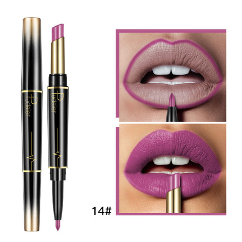 Matte Double-headed Lipstick Lip Liner Lip Lacquer Matte Double-headed Lipstick Lip Liner Lip Lacquer