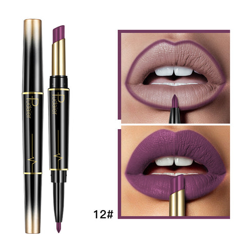 Matte Double-headed Lipstick Lip Liner Lip Lacquer Matte Double-headed Lipstick Lip Liner Lip Lacquer