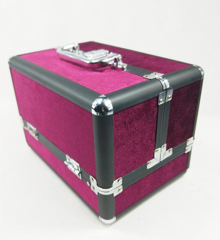 Double-opening Aluminum Alloy Cosmetic Case Makeup Kit Double-opening Aluminum Alloy Cosmetic Case Makeup Kit