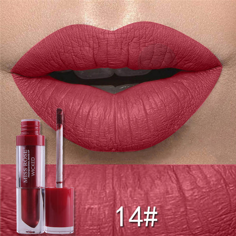 Matte not stick to cup lip gloss Matte not stick to cup lip gloss