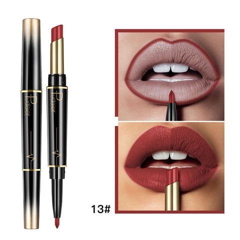 Matte Double-headed Lipstick Lip Liner Lip Lacquer Matte Double-headed Lipstick Lip Liner Lip Lacquer