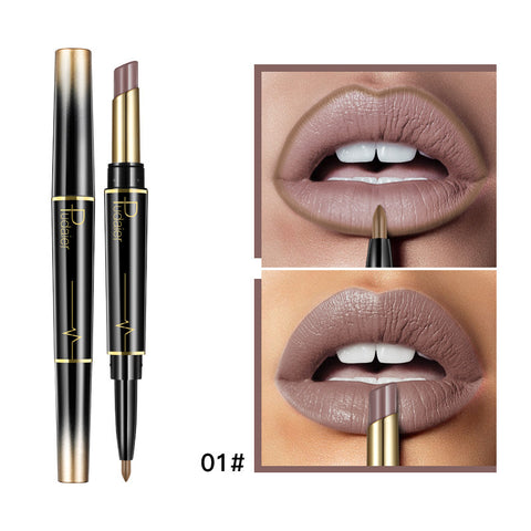 Matte Double-headed Lipstick Lip Liner Lip Lacquer Matte Double-headed Lipstick Lip Liner Lip Lacquer