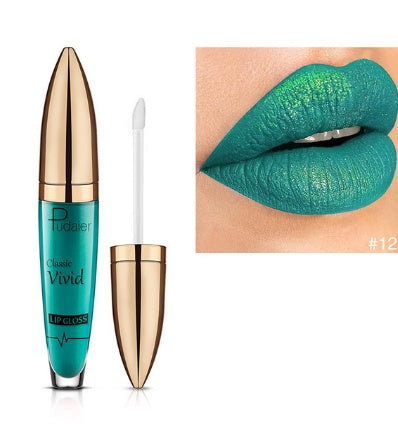 Pudaier matte pearlescent lip gloss non-stick cup diamond lip gloss Pudaier matte pearlescent lip gloss non-stick cup diamond lip gloss