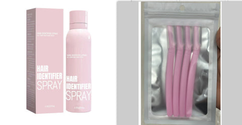 Hair Identifier Spray Set For Face Shaving Moisturizing Dermaplaner Spray For Face Shaving Skin Care Hair Identifier Spray Set For Face Shaving Moisturizing Dermaplaner Spray For Face Shaving Skin Care