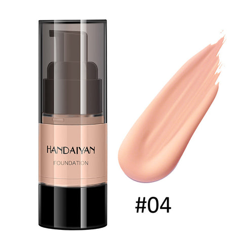 HANDAIYAN Full Cover Foundation Waterproof Moisturizer fond de teint couvrant Face Liquid Foundation Base Makeup for Dark Skin HANDAIYAN Full Cover Foundation Waterproof Moisturizer fond de teint couvrant Face Liquid Foundation Base Makeup for Dark Skin