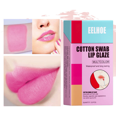 Cotton Stick Lip Glaze Cigarette Box Red Cotton Stick Lip Glaze Cigarette Box Red