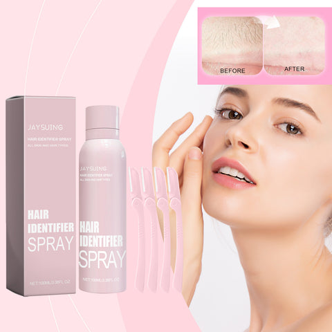 Hair Identifier Spray Set For Face Shaving Moisturizing Dermaplaner Spray For Face Shaving Skin Care Hair Identifier Spray Set For Face Shaving Moisturizing Dermaplaner Spray For Face Shaving Skin Care