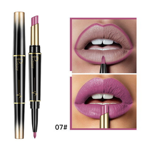 Matte Double-headed Lipstick Lip Liner Lip Lacquer Matte Double-headed Lipstick Lip Liner Lip Lacquer