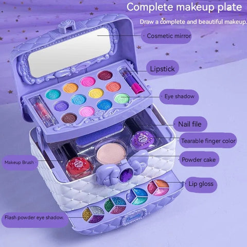 Girl Princess Cosmetic Case Makeup Kit Suit Girl Princess Cosmetic Case Makeup Kit Suit