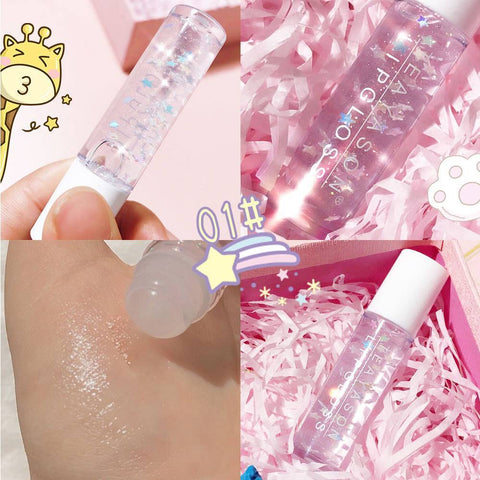 Beads Transparent Pearlescent White Base Lip Gloss Transparent Lip Gloss Nourishing Moisturizing Lip Gloss Beads Transparent Pearlescent White Base Lip Gloss Transparent Lip Gloss Nourishing Moisturizing Lip Gloss