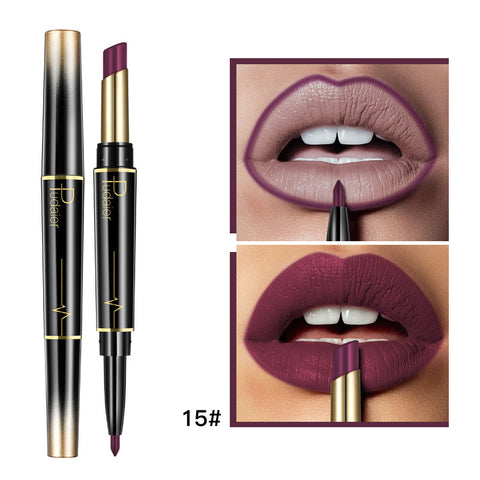 Matte Double-headed Lipstick Lip Liner Lip Lacquer Matte Double-headed Lipstick Lip Liner Lip Lacquer