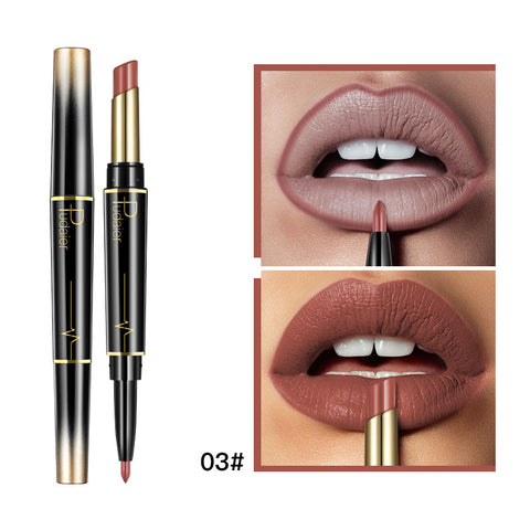 Matte Double-headed Lipstick Lip Liner Lip Lacquer Matte Double-headed Lipstick Lip Liner Lip Lacquer