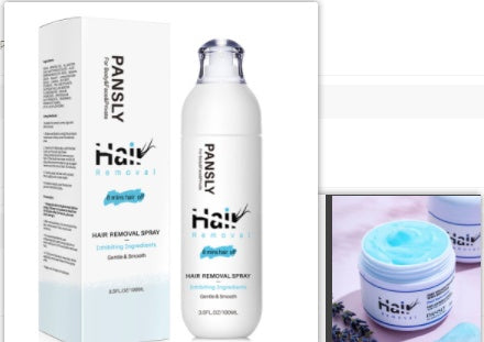 PANSLY Hair Removal 100ml Gentle Spray Body Care Cream For Underarms And Legs PANSLY Hair Removal 100ml Gentle Spray Body Care Cream For Underarms And Legs
