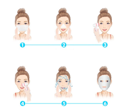Electric cleansing instrument wash face wash artifact